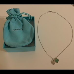 Return to Tiffany Mini Double Heart Tag Pendant